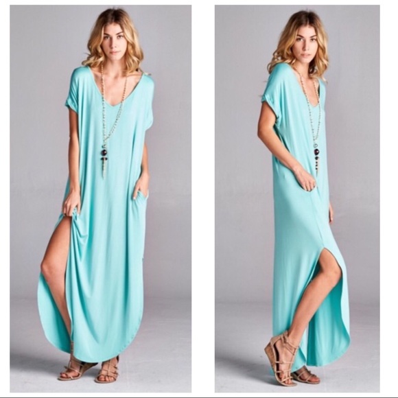 MINT Oversize Loose Maxi Dress S M L XL - Picture 2 of 4